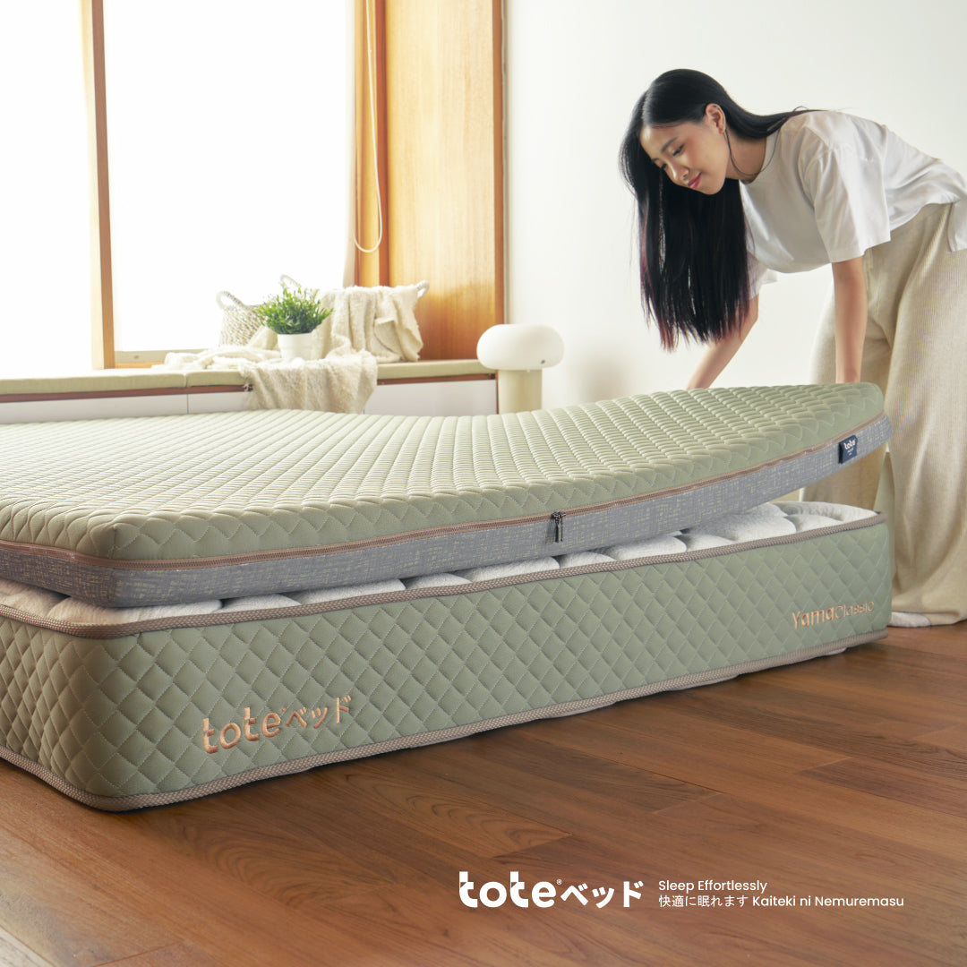 Tote Tatami Topper Latex (Single Size)