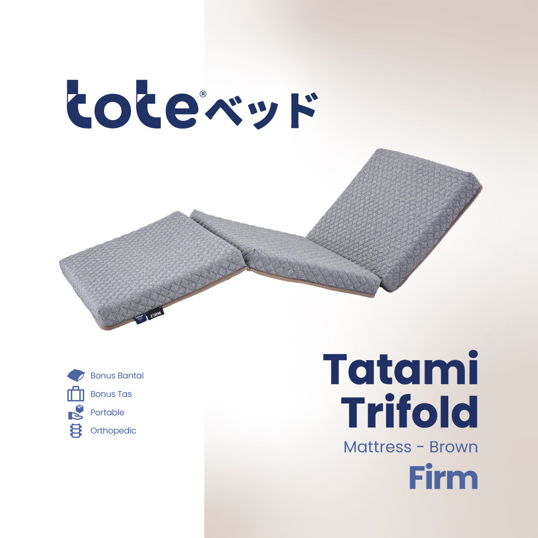 Tote Tatami Trifold | Kasur Lantai Portable Lipat Tiga