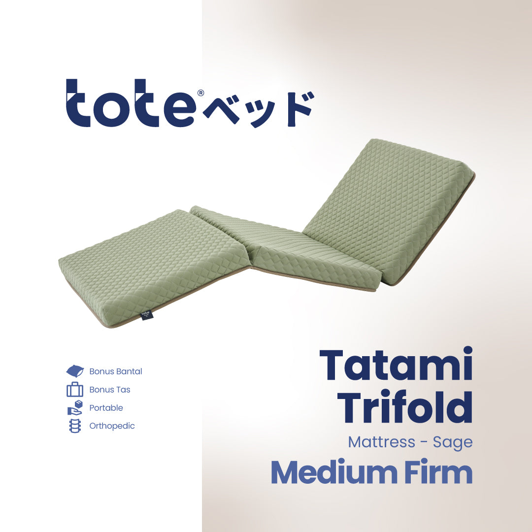 Tote Tatami Trifold | Kasur Lantai Portable Lipat Tiga