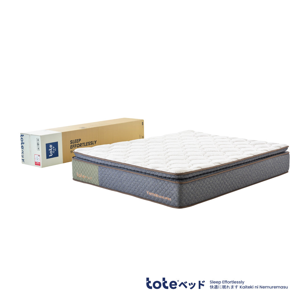 Tote Yama Euro Latex | Kasur Pocket Spring Bed Vacuum Dalam Box (Double Size)