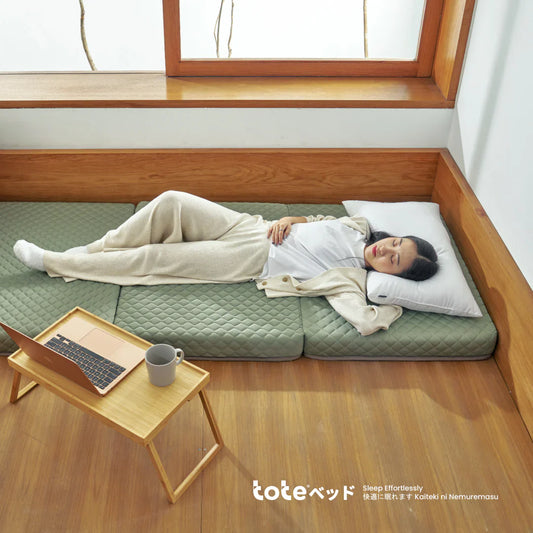 Kasur Tote Tatami Trifold: Solusi Tidur Nyaman, Praktis, dan Modern