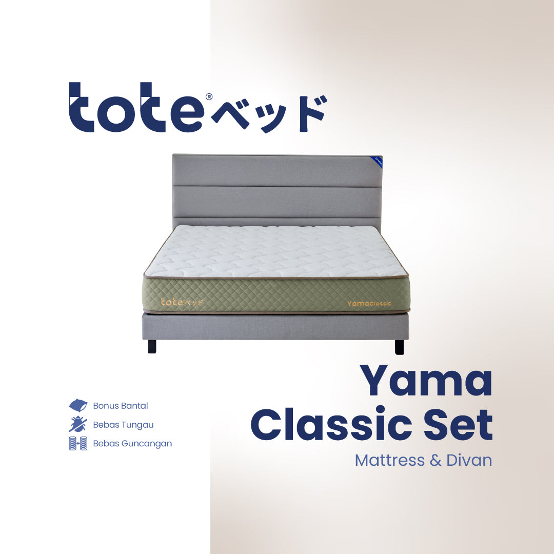 Tote Yama Classic Set | Divan Headboard + Kasur 120 x 200