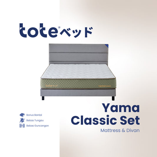 Tote Yama Classic Set | Divan Headboard + Kasur 180 x 200
