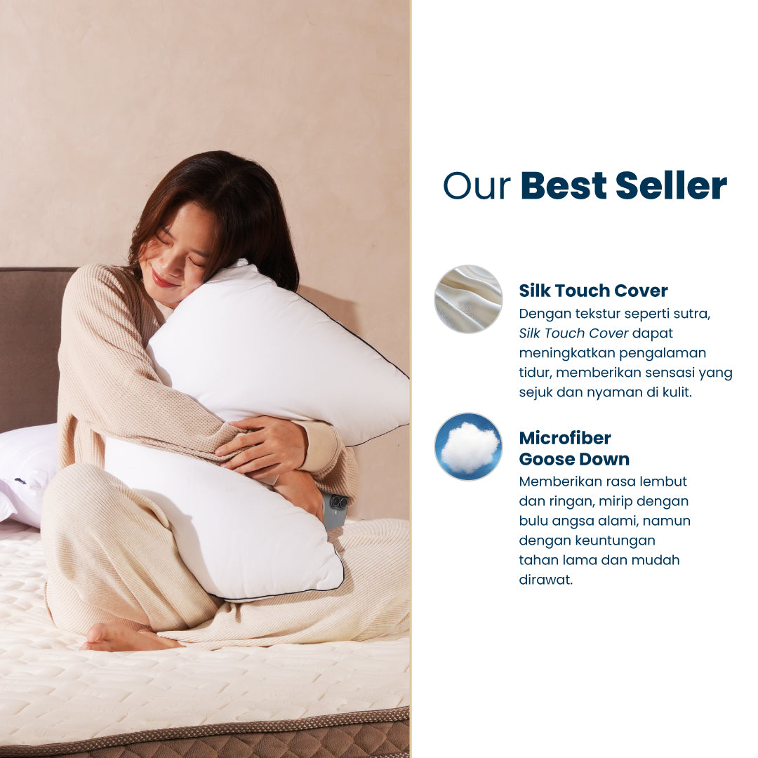 Tote Kumo No Hane Pillow | Bantal Tidur Microfiber Goose Down Bulu Angsa Sintetik