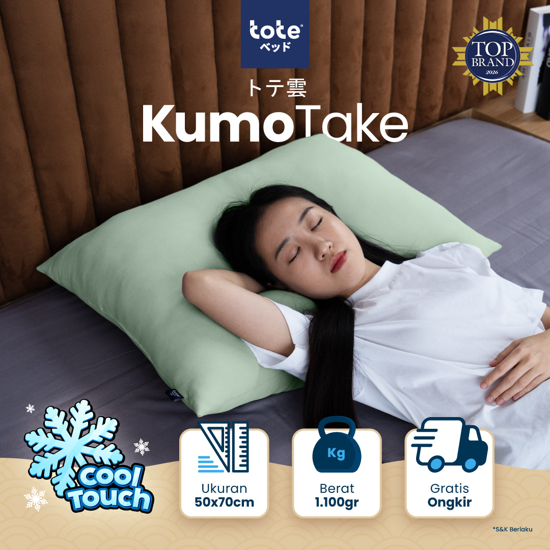 Tote Kumo Take Pillow | Bantal Dingin Cool Touch Ukuran Besar
