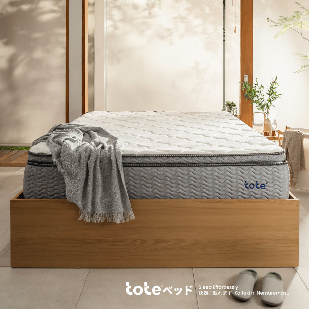 Tote Euro Latex™ Pillow Top Spring Bed / Vacuum Mattress / Kasur Box (Single Size)
