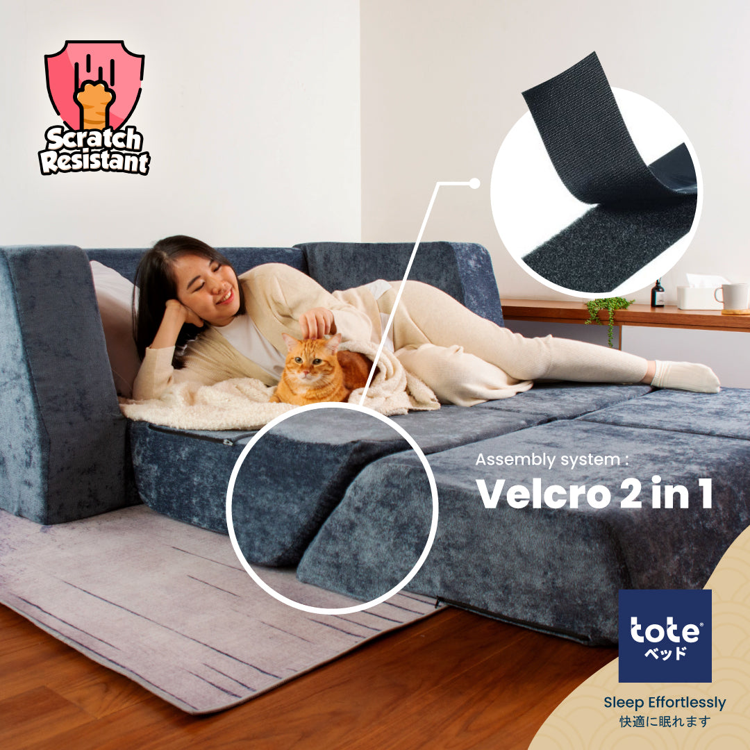 Tote Tatami Petto | Pet Friendly Sofa Tahan Cakaran Kucing