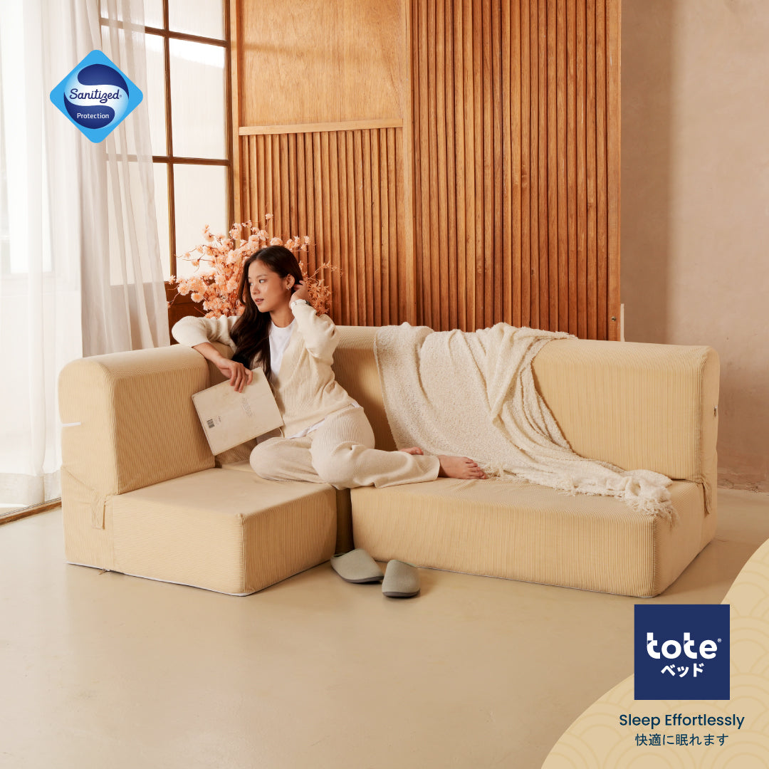 Tote Tatami Seijaku | Sofa Lipat Lantai