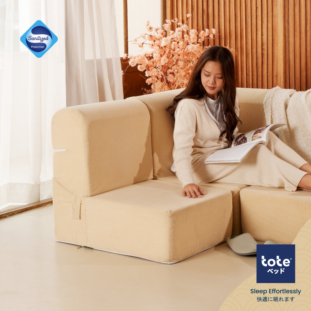 Tote Tatami Seijaku | Sofa Lipat Lantai
