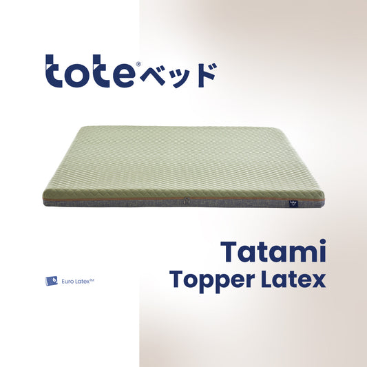 Tote Tatami Topper Latex (Single Size)
