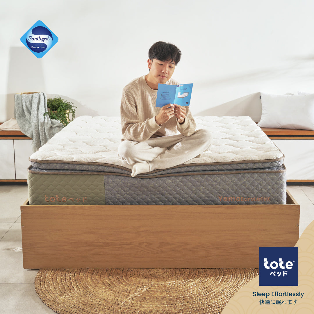 Tote Yama EuroLatex | Kasur Pocket Spring Bed Pillow Top Vacuum Dalam Box