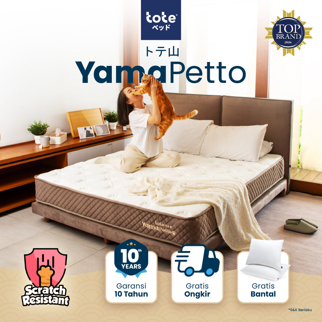 Tote Yama Petto | Kasur Pet Friendly Pocket Spring Bed