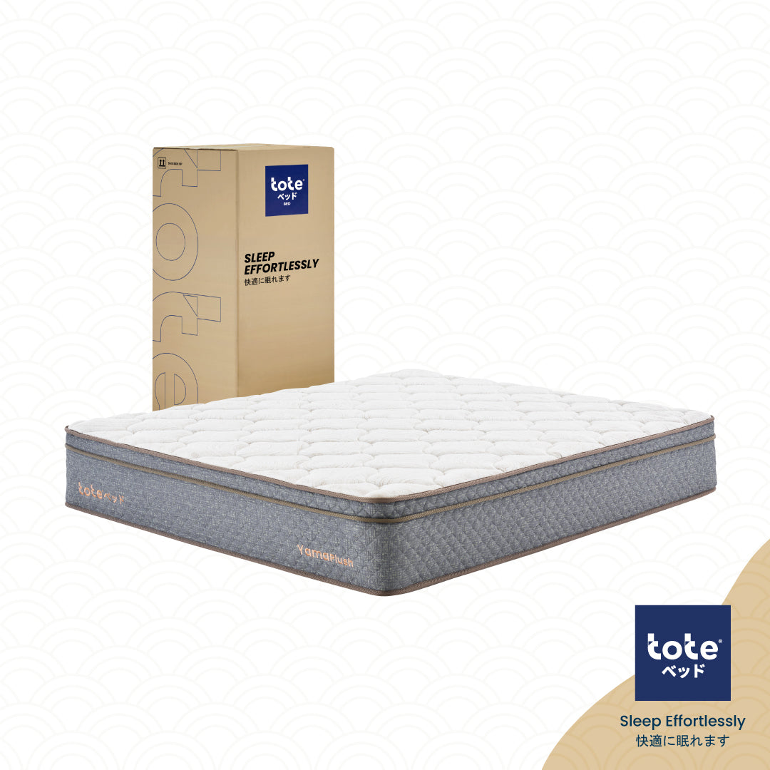 Tote Yama Plush | Kasur Pocket Spring Bed Plush Top Vacuum Dalam Box