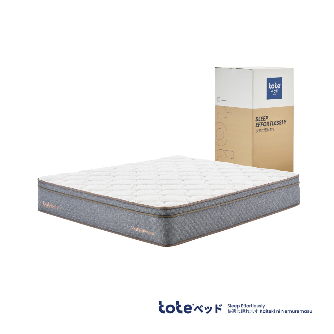 Tote Yama Plush | Kasur Pocket Spring Bed Vacuum Dalam Box (Double Size)