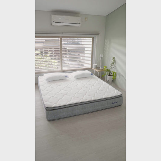 Tote Euro Latex™ Pillow Top Spring Bed / Vacuum Mattress / Kasur Box (Single Size)
